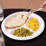 Dĩa xốp D1A 3 ngăn